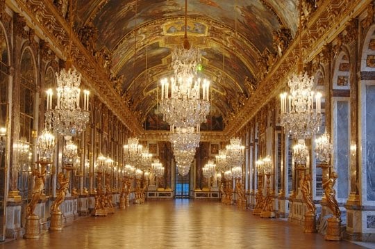 Galleria degli specchi, Reggia di Versailles.