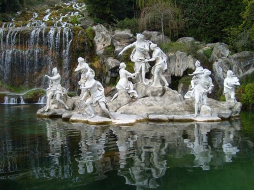 Fontana di Diana e Atteone, particolare, Reggia di Caserta.