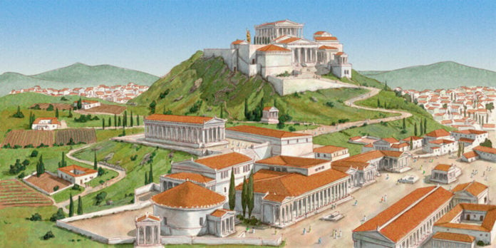 La polis greca caratteristiche della citt greca studia for Casa greca classica