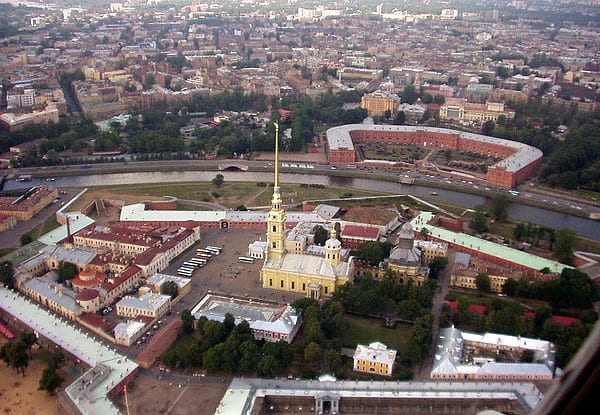 Veduta aerea della Fortezza.