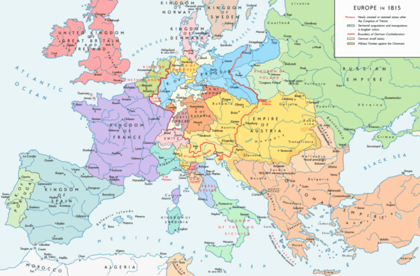L'Europa dopo il Congresso di Vienna