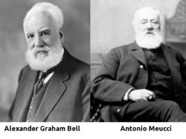 Alexander Graham Bell e Antonio Meucci