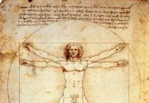 Uomo vitruviano di Leonardo da Vinci