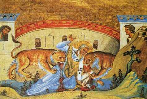 Il martirio di sant'Ignazio.