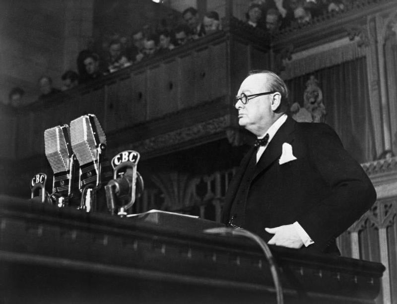 Battaglia d'Inghilterra - Churchill - Sangue, fatica, lacrime e sudore 