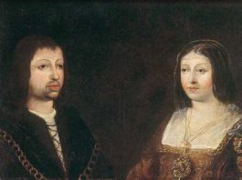 Espulsione degli ebrei dalla Spagna - Ritratto del re Ferdinando II d'Aragona e della regina Isabella di Castiglia