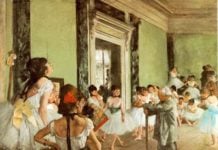 la lezione di ballo di edgar degas