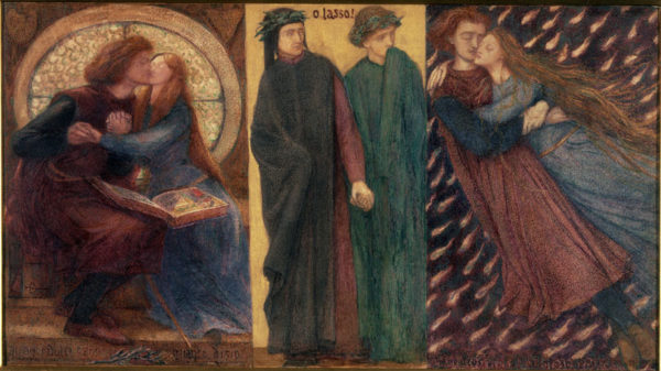 Dante Gabriele Rossetti "Paolo e Francesca"