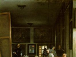 Diego Velázquez, Las meninas, 1656, olio su tela, 318x276 cm. Madrid, Museo del Prado