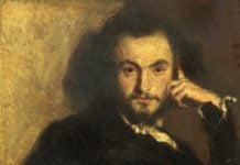 Ritratto di Charles Baudelaire, eseguito nel 1844 dal suo amico e pittore Emile Deroy