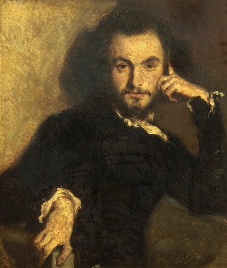 Ritratto di Charles Baudelaire, eseguito nel 1844 dal suo amico e pittore Emile Deroy