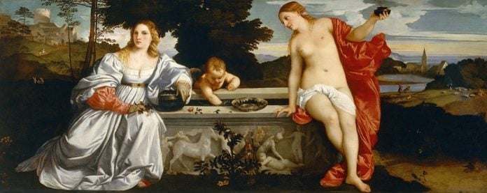 Tiziano, Amor sacro e Amor profano analisi e significato