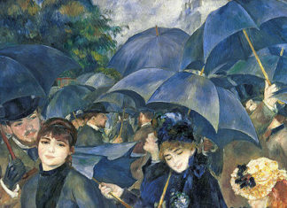I parapioggia di Pierre Auguste Renoir
