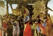 adorazione dei magi di Botticelli