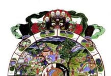 Siddharta Gautama, il Buddha. La ruota tibetana della vita e della morte.
