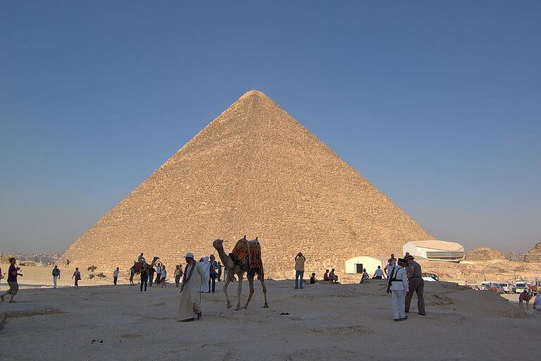 La piramide di Cheope, descrizione