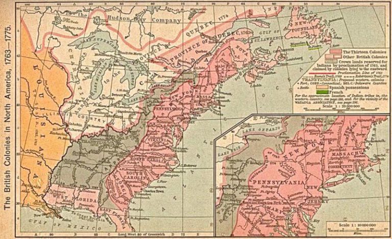 tredici colonie inglesi