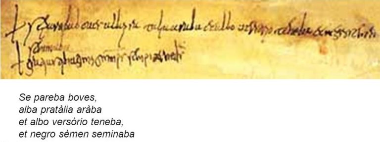 Indovinello veronese - VIII o IX sec. d.C.