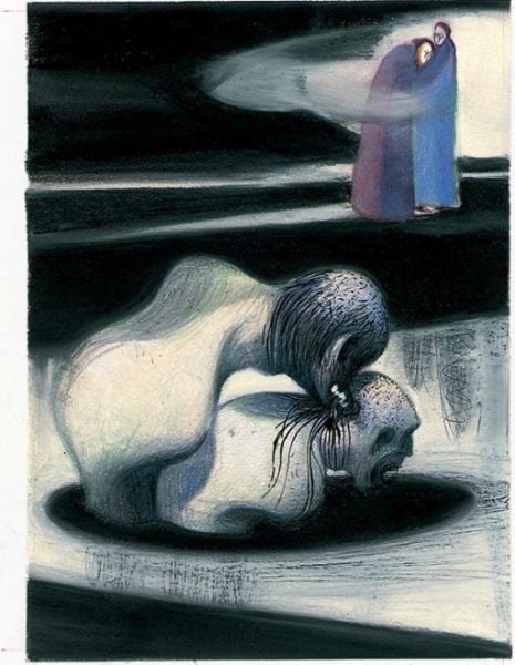 Lorenzo Mattotti, Inferno XXXIII, 1999.