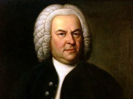 Johann Sebastian Bach in un ritratto del 1748