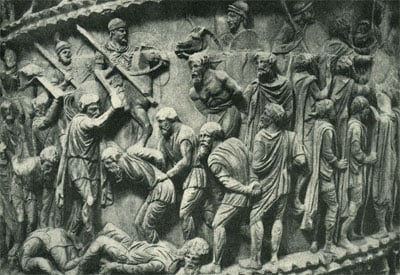 Particolare della Colonna di Marco Aurelio