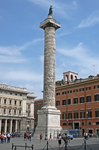 Colonna di Marco Aurelio, Roma