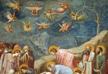 Compianto sul Cristo morto di Giotto, 1303-1305, affresco, 200x185 cm, Padova, Cappella degli Scrovegni