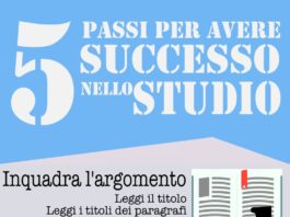 5 passi per avere successo nello studio