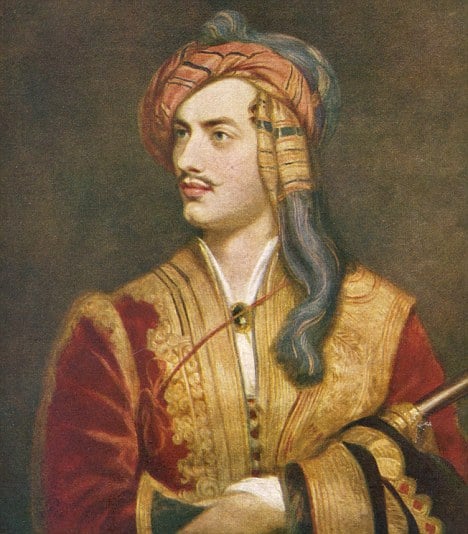 Lord Byron, eroe romantico