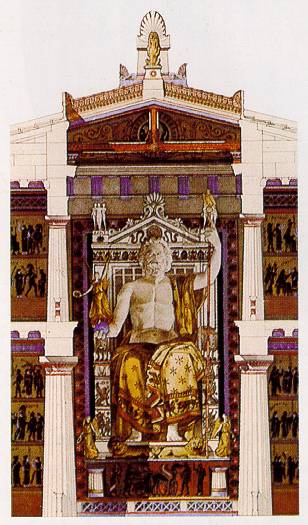 Statua di Zeus crisoelefantina a Olimpia