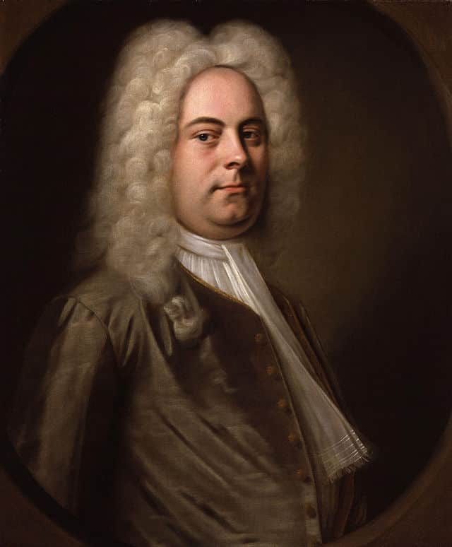 Georg Friedrich Haendel nel 1727