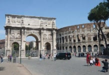 Arco di Costantino Roma, storia e descrizione