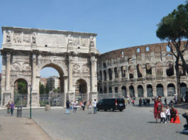 Arco di Costantino Roma, storia e descrizione