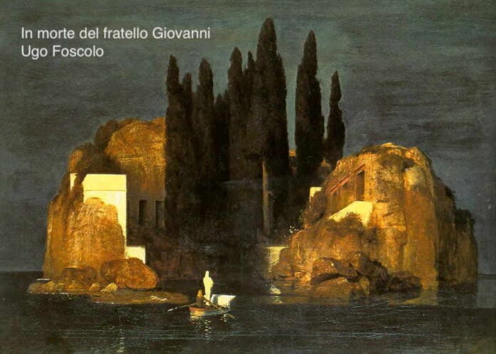 In morte del fratello Giovanni