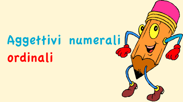 Aggettivi numerali ordinali nella grammatica italiana