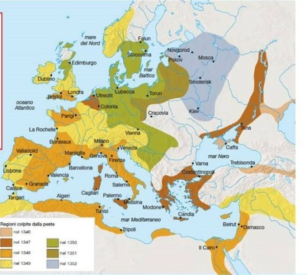 La Peste Nera del 1300