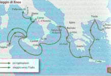 Il viaggio di Enea - le tappe