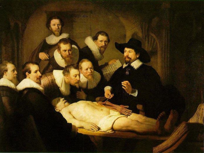lezione di anatomia del dottor tulp