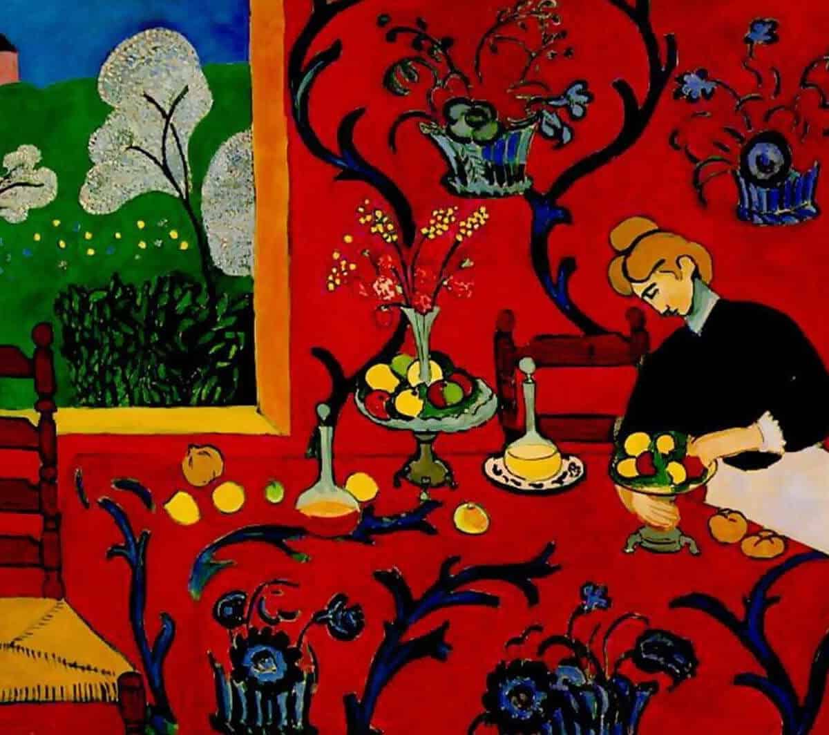 La stanza rossa di matisse: descrizione studia rapido Descrizione camera in inglese