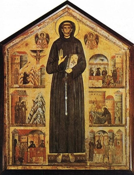 francesco di assisi nell'arte