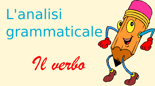 analisi grammaticale del verbo