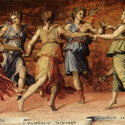 baldassarre-peruzzi-apollo-con-le-muse-galleria-palatina-palazzo-pitti-firenze Esiodo: vita e opere