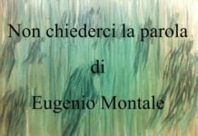 non chiederci la parola di eugenio montale