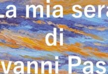 la mia sera giovanni pascoli