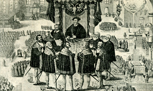la pace di augusta, 1555