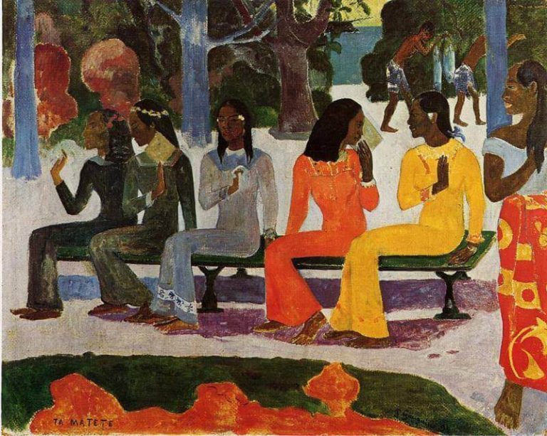 ta matete di paul gauguin descrizione