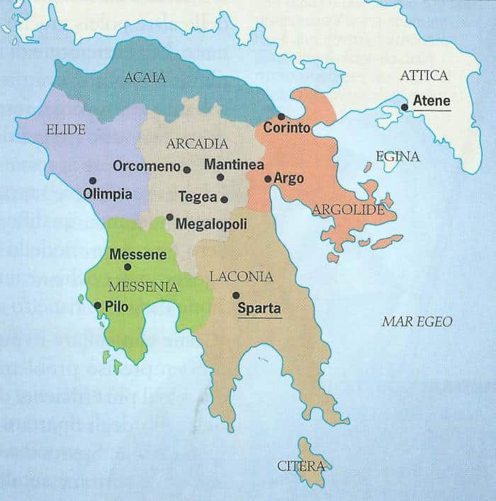 Город спарта расположен в. Пелопоннес Греция на карте древней Греции. Пелопоннес на карте древней Греции. Полуостров Пелопоннес на карте древней Греции. Лакония на карте древней Греции.