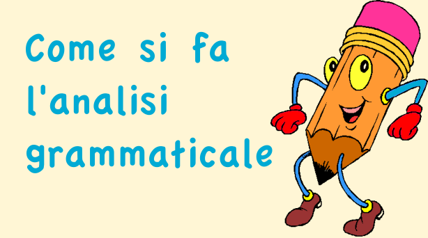 Risultato immagini per immagine analisi grammaticale