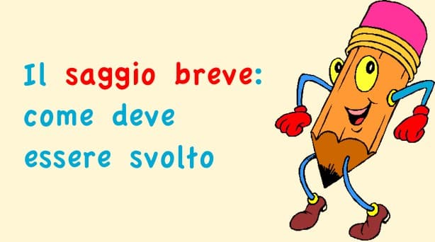 saggio breve: come deve essere svolto