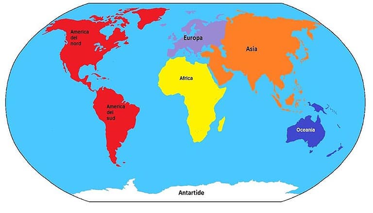 Continenti: cosa, quanti e quali sono